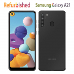 95% uus renoveeritud Samsung Galaxy A21 A215U 32GB 3GB RAM mobiiltelefon Simple Set must