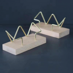 Visiitkaardihoidja Korraldaja Kontori laud vitriinalus Memo letti tarvikud lauapealne riiul Kodu Puidust kaardihoidja hoiuruum A3 Beech valge