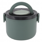 L&otilde;unakarp 1000 ml eemaldatava kambriga disainiga lekkekindel kaasaskantav bentokarp kodukontori jaoks L roheline