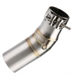 Universaalne mootorratta tarvik roostevabast terasest v&auml;ljalasketoru keskmine keskmine &uuml;hendustoru Kawasaki NINJIA 400 18-19 jaoks