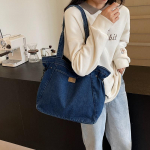 Pestud retro teksakott naistele mitmek&uuml;lgne suur mahutavus &otilde;lakott n&ouml;&ouml;riga laisk uus kott