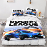 Rocket League voodipesu komplekt Tekikate &Uuml;hekohaline Twin T&auml;iskasvanu Full Queen King Suurus Auto Rocket League Voodikomplekt Laste magamistuba Tekikate EU Twin 135x200cm