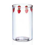 1-6 tk 300ml Maasika Kohvikruusid Armas Klaasist Tass K&otilde;rrega Loov L&auml;bipaistev Veejoomise &Otilde;pilase Piima Kingitus Joogin&otilde;ud cute cups