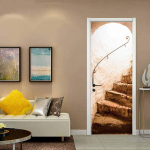 Keskkonnas&otilde;bralikud 3D-uksekleebised &ndash; isekleepuvad, veekindlad, &otilde;likindlad, saastumisvastased, saadaval on tuhandeid k&otilde;rglahutusega mustreid ja suurusi. 77*200, MT-143