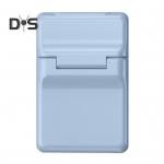 Magnetiline rahakoti telefonihoidik 3 kaardiga turvaline alus, pesa kaardihoidja IPhone'i jaoks Multifunktsionaalne reguleeritav telefonialus MagSafe'i &uuml;mbriste jaoks tumesinine v&auml;rv