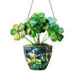 2D lame ristikheina kaunistusega peitsitud akr&uuml;&uuml;lakna p&auml;ikesep&uuml;&uuml;dja ​​Monstera lehtedega rippuv ornament rohelus kingitus looduses&otilde;pradele roheline