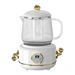 Health Pot roostevabast terasest klaasist multifunktsionaalne mini elektriline teekeetja koju ja kontorisse L valge