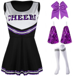 Cheerleader kleit kost&uuml;&uuml;mid Cheerleading esinemiskost&uuml;&uuml;mid Cheerleading vormiriietus S must