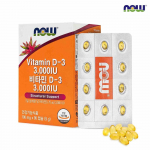 Now Foods Vitamin D 3000IU 90 capsules (3 months supply) Now Foods Vitamin D 3000IU 90 Capsules