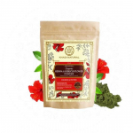 Khadi Natural Henna & Hibiscus Flower Organic Powder|Prevents hair loss| Promotes hair growth| Heals | Suitable for all hair types| 100gm