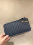 Ehtne Nahast Pikk Rahakott & M&uuml;ndikott Kaardi- ja ID-kaardi Hoidjaga - Naiste Lambanahast Disain 21*1*10.5cm