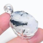 Rainbow Moonstone Handmade 925 Sterling Silver Gift Pendant 1.81 i0k19