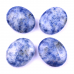 Naturaalne kristall-uimakivi 20 mm ovaalne massaažikivi &ndash; kuue tk komplekt