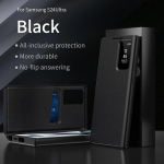 BOX Smart View Windowsi rahakoti flip-&uuml;mbrisega Samsung Galaxy S25/S24/S23/S22 Ultra Plus kaarditasku p&otilde;rutuskindel kate For Galaxy S22&With Packet Box must