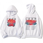 Imagine Dragons Loom Tour 2025 kapuutsiga meeste hiphopb&auml;ndi pusad, unisex t&auml;navariietus, fliisist mugavad pehmed dressipluusid XL