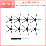 &Uuml;hilduv Roborock S8 / S8 Pro Ultra / S8+ robottolmuimejaga Peamine k&uuml;lgmine hari HEPA filter Mopipadi Tolmukott Tarvikud Varuosa