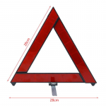 Auto statiiv kokkupandud stoppm&auml;rgi helkur Auto h&auml;daolukorra rikke hoiatuskolmnurk punane helkuroht