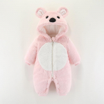 Beebi s&uuml;gis-talvine paks puuvillane kombinesoon vasts&uuml;ndinutele - Soe v&auml;likost&uuml;&uuml;m 66 cm