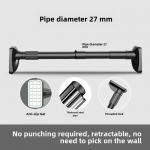 Puurita teleskoopvarras: Lihtsalt paigaldatav riiete kuivatamine ja magamistoa kardinapuu, riidepuu, du&scaron;i- ja uksekardin, riidekapi tugi Holds ~80 lbs: 130-240CM