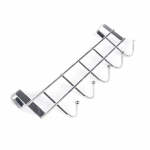 5 konksuga riided Mantel k&auml;ter&auml;tikuivati ​​nagi hoidik riiul ukse kohal Kodu Vannituba K&ouml;&ouml;k M&uuml;tsi korrastaja ukse kohal Konksud