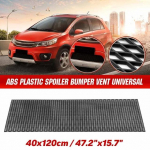 120X40cm 100x33cm Universaalne Kapoti Tuulutusava V&otilde;idus&otilde;idu Grillid Grill K&auml;rgstruktuuriga Kuusnurkne V&otilde;rk Grill ABS Plastik Spoiler Kaitseraua Tuulutusavad