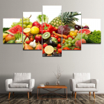 5 t&uuml;kki Nat&uuml;&uuml;rmort K&ouml;&ouml;giviljadest Puuviljadest L&otilde;uendimaalid Abstrsct Plakatid ja v&auml;ljatr&uuml;kid Pilt elutoa sisekujunduseks Ilma raamita 40x60cm*2 40x80cm*2 40x100cm*1