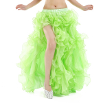 12 v&auml;rvi seksikas k&otilde;hutantsu tutu seelik lokkis seelik k&otilde;hutantsu seelik idamaine tants l&otilde;hestatud jalgadeta tantsuseelik M heleroheline v&auml;rv