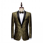 Meeste pintsakud Žakaar&uuml;likond Mitu V&auml;rvi Kitsas Balli Pulma Lavaesinemise Kost&uuml;&uuml;m S kuldne