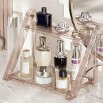 Folding Desktop Storage Rack Organiser Large Capacity Easy to Clean Sundries Stand Cup