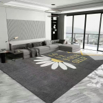 Moodne minimalistlik elutoavaip Lihtne hooldada Diivani ja kohvilaua vaip Majapidamises kulumiskindel ja libisemiskindel vaip 100 * 200cm