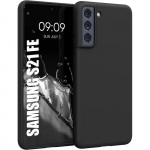 Kaitse&uuml;mbris Samsung S21 FE jaoks, silikoonist, p&otilde;rutuskindel, tumesinine, pehme ja vastupidav sinine