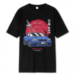 Unisex ja WoUnisex puuvillased graafilised T-s&auml;rgid Jaapani Anime Drift AE86 Inifirst D Summer Casual, Suured T-s&auml;rgid T&auml;navar&otilde;ivad 4XL