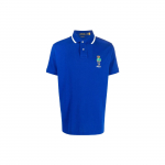 Polo Ralph Lauren SS22 Klassikaline karu tikandiga l&uuml;hikeste varrukatega polos&auml;rk Meeste pealsed Sinine 710867573001 S