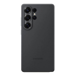 Samsung originaal vedel silikoon&uuml;mbris Samsung Galaxy S25 Ultra SM-S938B siidise pehme silikoonist telefonikaitse&uuml;mbris must