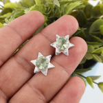 Rohelise amet&uuml;sti v&auml;&auml;riskiviga k&otilde;rvar&otilde;ngad, 925 prooviga t&auml;ish&otilde;bedast k&otilde;rvar&otilde;ngad, k&auml;sitsi valmistatud antiiksed ehted, kingitus emadep&auml;evaks 0.44 Inches roheline