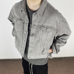 Kenijima Hall denimjakk - Ameerika Vujade stiil, Korea disain 3XL