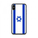 Coque &ndash; PIXELFORMA &ndash; iPhone XS &ndash; Drapeau d'Isra&euml;l &ndash; T&auml;ielik kaitse &ndash; Silikoonist supp