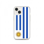 Coque pour iPhone - PIXELFORMA - iPhone 14 - Drapeau de l'Uruguay - Silikoonist supp - Design l&eacute;ger