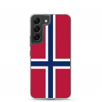 Coque T&eacute;l&eacute;phone Drapeau de la Norvege Samsung Galaxy S22 Plus