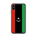 Coque iPhone &ndash; Libye &ndash; Drapeau &ndash; Souple &ndash; Mitmev&auml;rviline &ndash; &Uuml;hilduv iPhone X