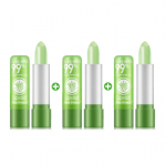 Aloe Vera Color-Changing Lipstick &ndash; Hydrating pH-Tint Balm (3.5 g / 0.12 oz) 1+1+1