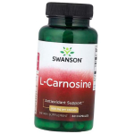 Karnosiin, L-Carnosine 500, Swanson 60 kapslit (72280124) 60caps