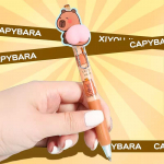 Multifilm Capybara tagumikku vajutades neutraalne pliiats Naljakad kirjutuspliiatsid Kiiresti kuivavad kirjutavad Siledad Kawaii pliiatsid Esteetilised kirjatarbed
