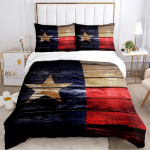 USA UK Riigilipu Digitaalne Pol&uuml;ester Tekikott Voodipesukomplektid Pehme Tekikott ja Padjap&uuml;&uuml;rid Teismelistele &Uuml;hekohaline/Kahekohaline/Queen/King AU Double(180x210cm)
