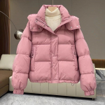 S&uuml;gistalvine puuvillane jakk naiste Korea puuvillase polsterdatud paksu sooja kapuutsiga parkad, l&uuml;hike mantel Naiste vabaaja naiste topp XXXL