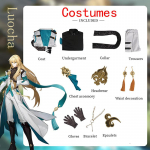 Ysir Luocha Cosplay Honkai Impact Vana stiili M&auml;ngukost&uuml;&uuml;m Anime Cos Kost&uuml;&uuml;m Mees M