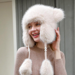 Uus naiste m&uuml;ts s&uuml;gisel ja talvel Kirde suur pea Lei Fengi m&uuml;ts v&auml;ljas s&otilde;itmiseks k&uuml;lma talve soe k&otilde;rvakaitse m&uuml;ts Average Size