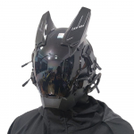 Jaupto Punk Mask Cosplay Meestele, Cosplay Samura Sarved Maskid Must Mask Halloweeni Pidu Coolplay Kingitused must