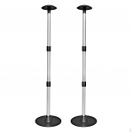2 Pcs 3-section 22 to 54 Pole Aluminum Telescopic Boat Cover Support