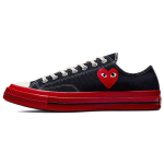 Comme des Gar&ccedil;ons Play x Converse Chuck 70 Low Must Punane Unisex Tennised Egret A01795C 41.5